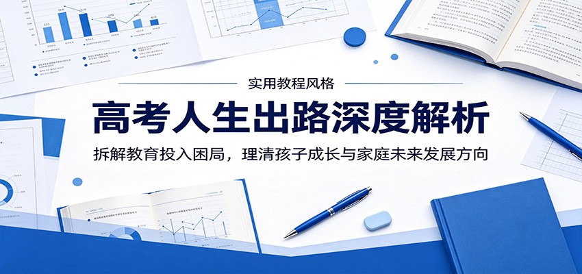 高考人生出路深度解析:拆解教育投入困局,理清孩子成长与家庭未来发展方向-优优云网创