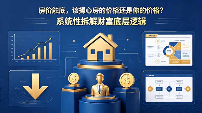 付费文章:房价触底,该操心房的价格还是你的价格?系统性拆解财富底层逻辑-优优云网创
