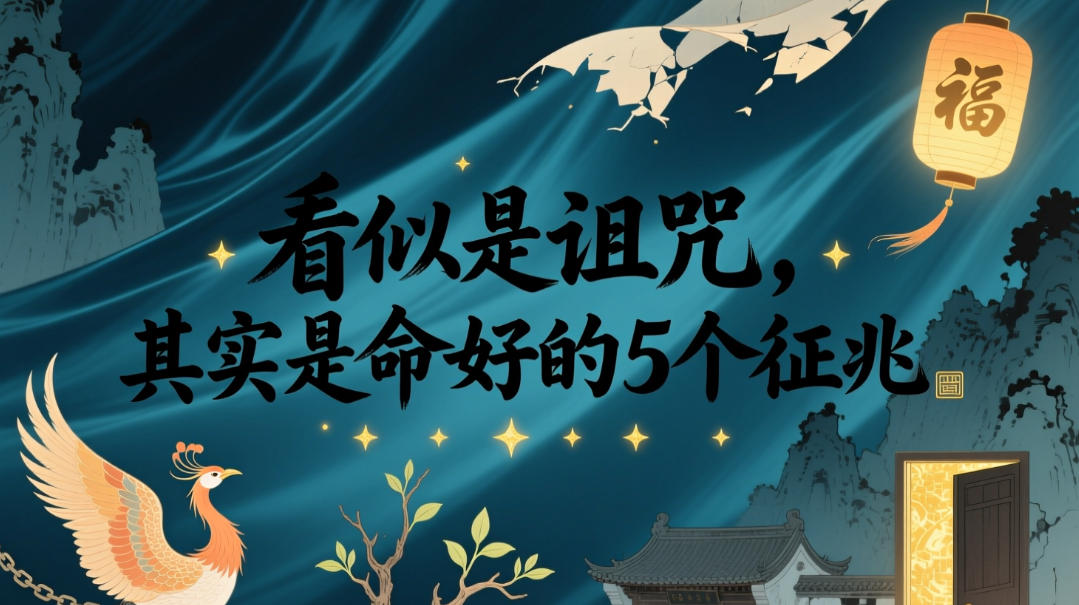付费文章：看似是诅咒，其实是命好的5个征兆-优优云网创