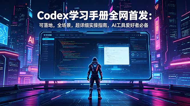 Codex学习手册全网首发：可落地，全场景，超详细实操指南，AI工具爱好者必备-优优云网创