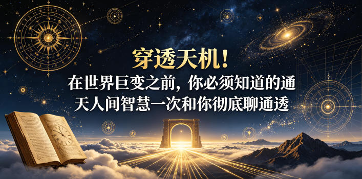 付费文章：穿透天机！在世界巨变之前，你必须知道的通天人间智慧一次和你彻底聊通透-优优云网创
