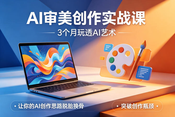 AI审美创作实战课,3个月玩透AI艺术,让你的AI创作思路脱胎换骨,突破创作瓶颈(更新0617)-优优云网创