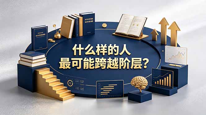 付费文章:什么样的人最可能跨越阶层?具备这五种特质,普通人也能顺利跨越阶层-优优云网创