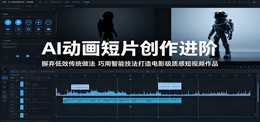 AI动画短片创作进阶:摒弃低效传统做法,巧用智能技法打造电影级质感短视频作品-优优云网创