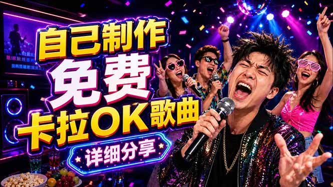 免费卡拉OK歌曲制作全攻略:音轨分离字幕制作,零基础快速做出专业K歌视频-优优云网创