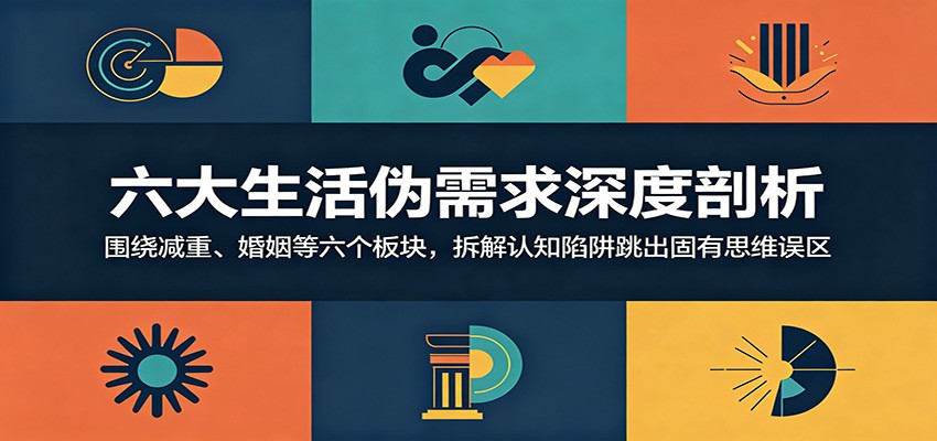 六大生活伪需求深度剖析：围绕减重、婚姻等六个板块，拆解认知陷阱跳出固有思维误区-优优云网创