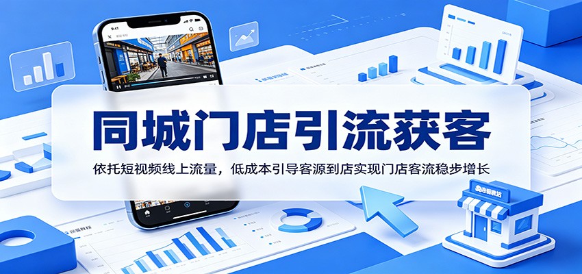 同城门店引流获客：依托短视频线上流量，低成本引导客源到店实现门店客流稳步增长-优优云网创